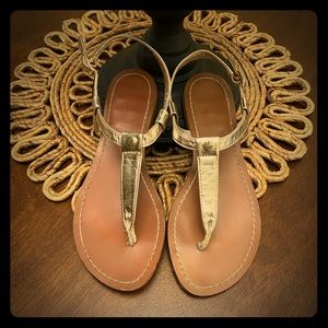 Ralph Lauren Gold Sandals